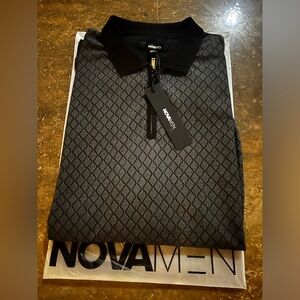 2x polo nova man black and gray new .